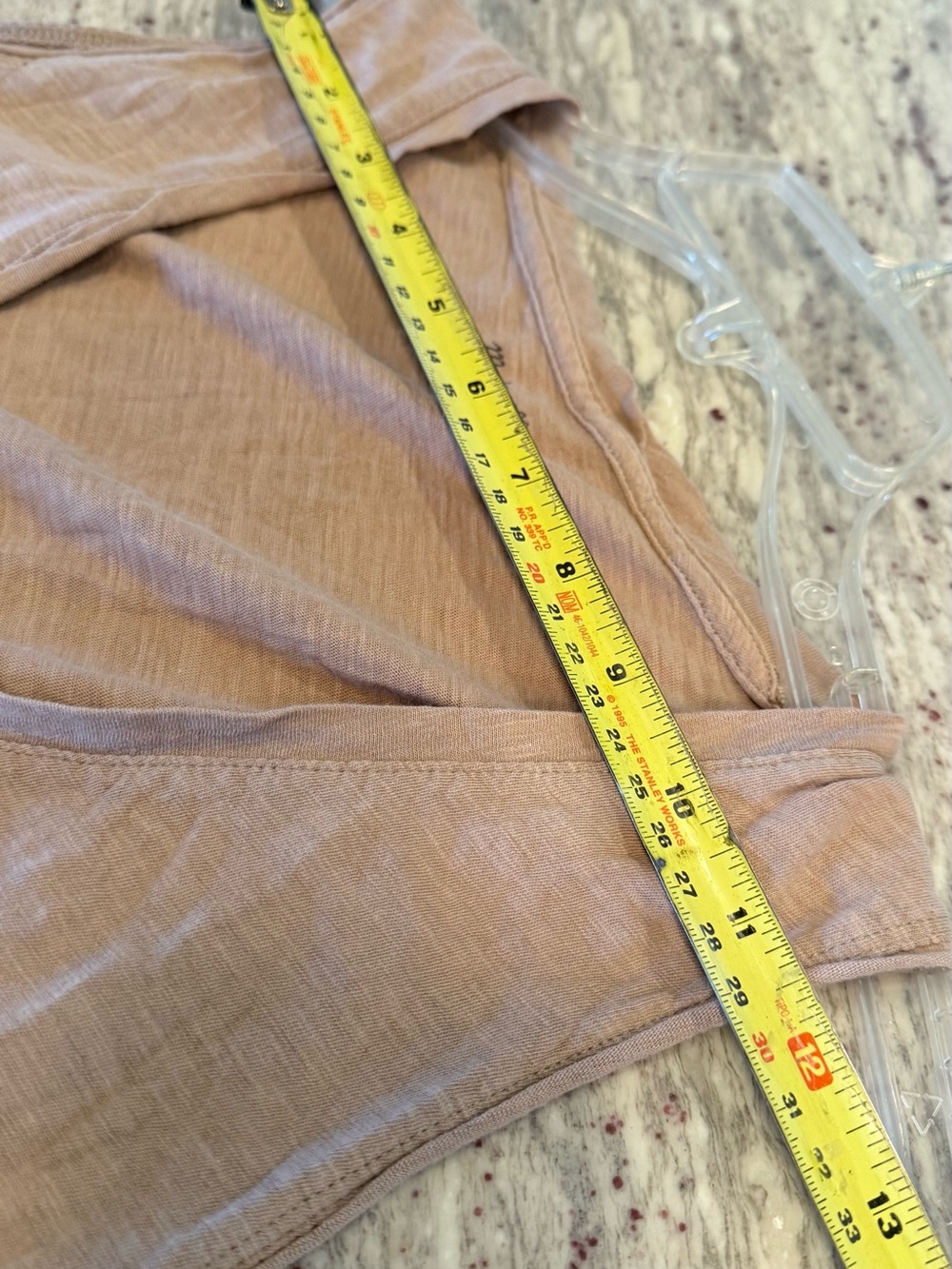 Madewell Taupe V-Neck Sleeveless Pocket Tank - Picture 7 of 8